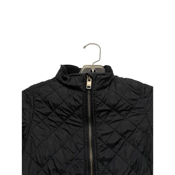 H&M L.O.G.G. Quilted‎ Barn Coat Jacket Size Toddler 2-3Y Navy Blue Corduroy Zip - Picture 3 of 6